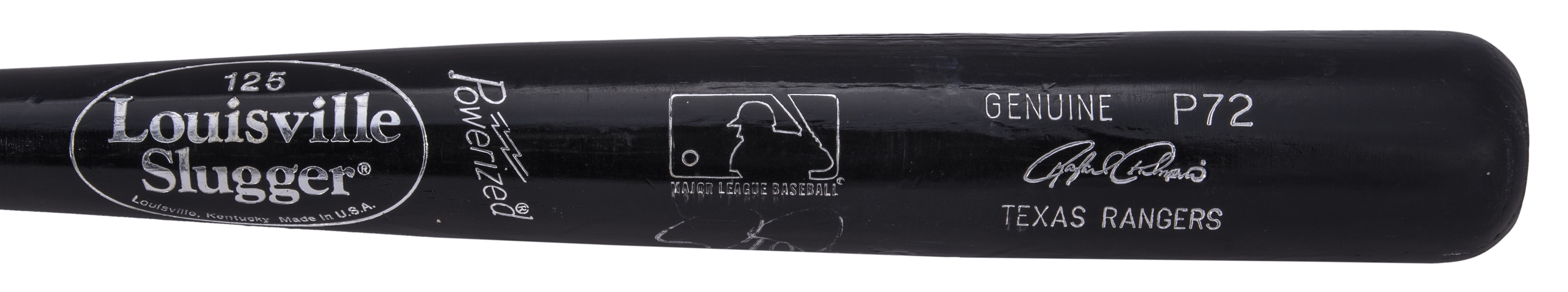 Rafael Palmeiro Signed Game Used Louisville Slugger Bat Rangers