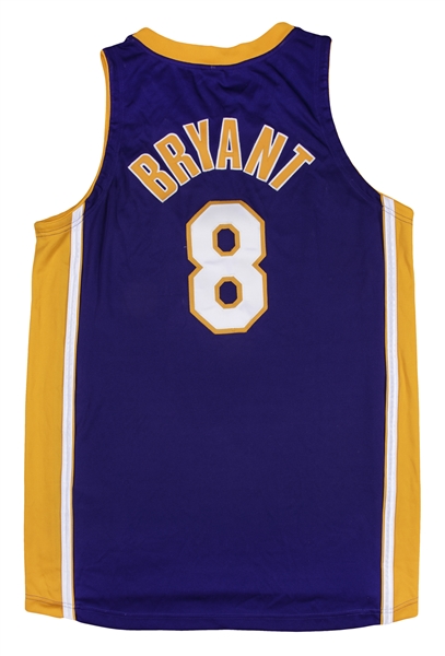 Kobe Bryant Signed Limited Edition Lakers Jersey. Stitched