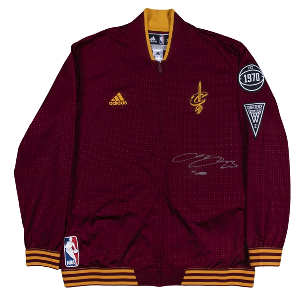 Lot Detail - LeBron James Signed Cleveland Cavaliers Warmup Jacket Limited  Edition #36/100 - Large 8 Signature! (UDA)