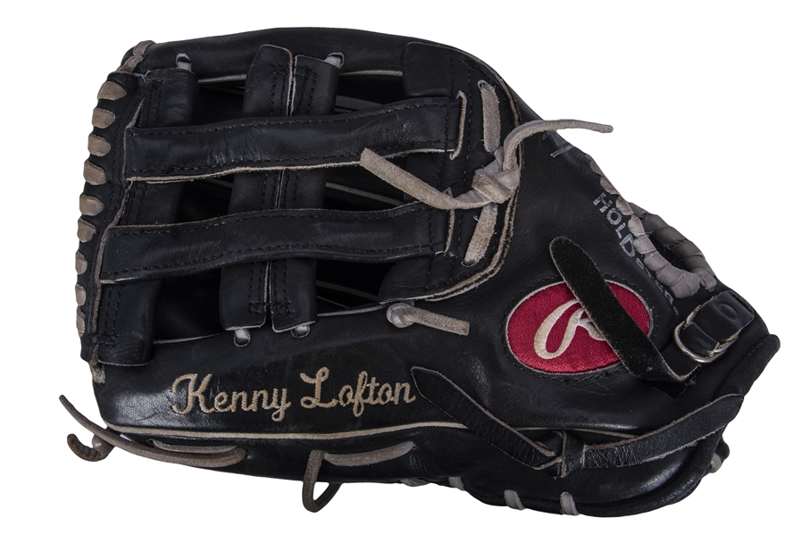Kenny Lofton Signed OML Baseball (MAB Hologram)