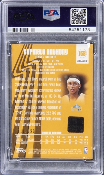  2004-05 Topps Luxury Box Pre-Production #PP6 Carmelo