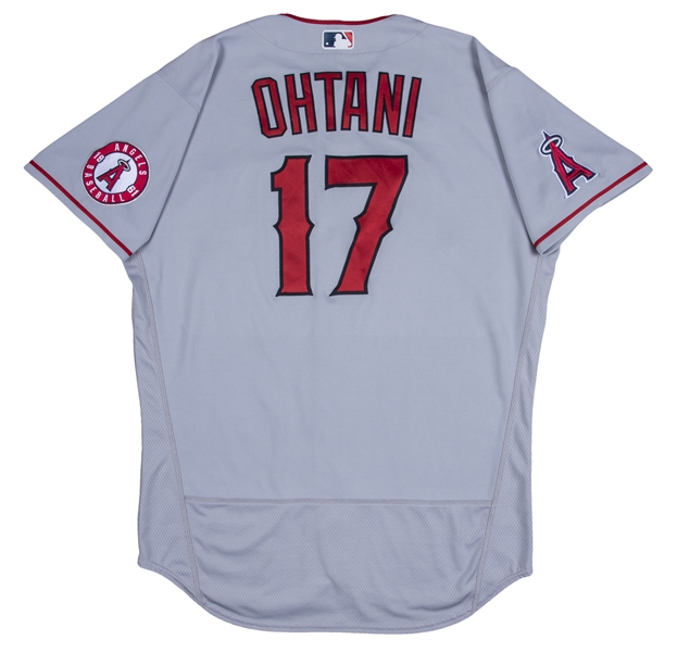 Lot Detail - 2020 Shohei Ohtani Game Used & Photo Matched Los Angeles  Angels Road Jersey - Matched To 4 Games & 2 Home Runs (MLB Authenticated &  Sports Investors Authentication)