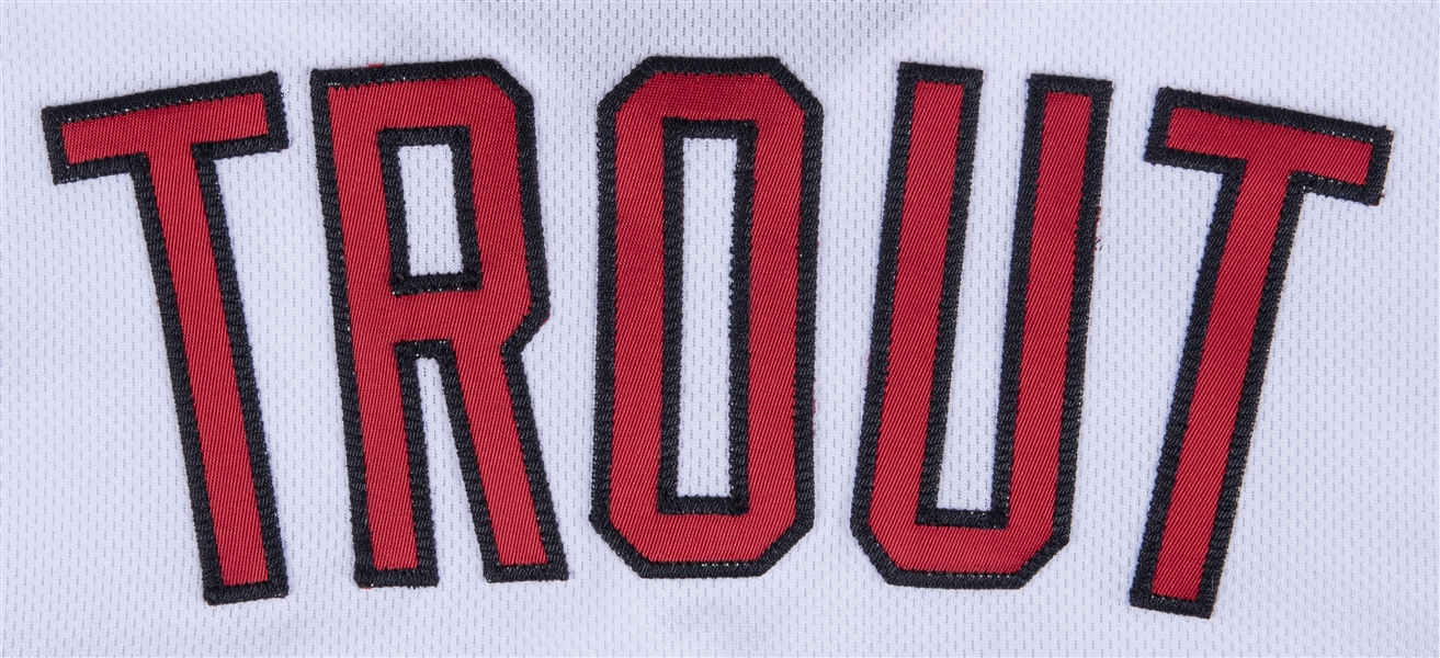Mike Trout 2020 Game Used Jersey - 8/15/20 vs. LAD