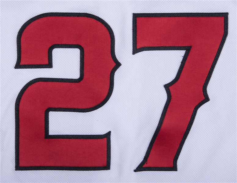 Mike Trout Game-Used 2018 Spring Training Jersey from Freeway