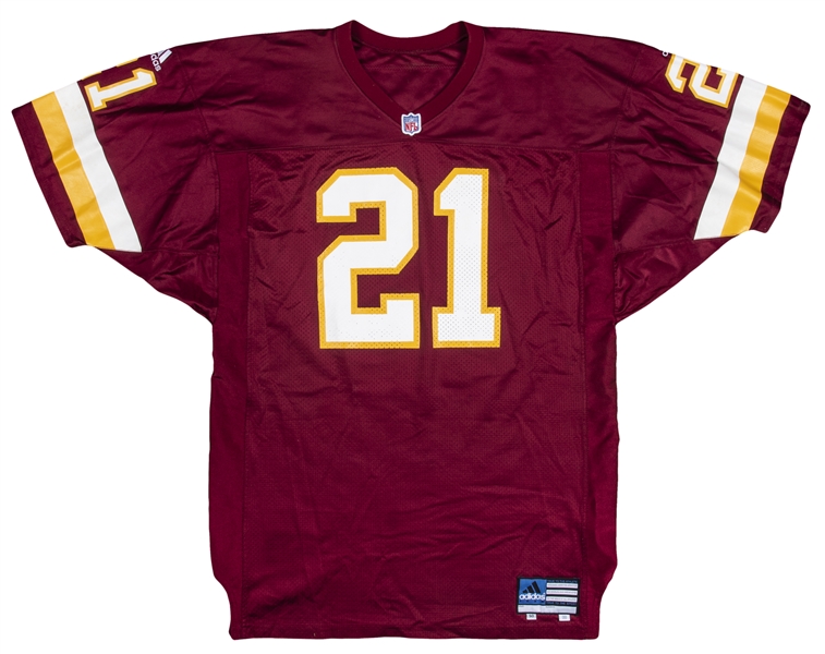 Lot Detail - 2000 Deion Sanders Game Issued Washington Redskins Home Jersey  (MEARS)