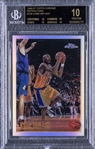 1996-97 Topps Chrome Refractors #138 Kobe Bryant Rookie Card – BGS PRISTINE/Black Label 10 – One of Just Two Examples in the World at Its Level of Perfection!