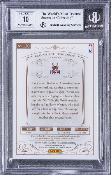 Sold at Auction: Giannis Antetokounmpo Signed Jersey (Beckett COA)