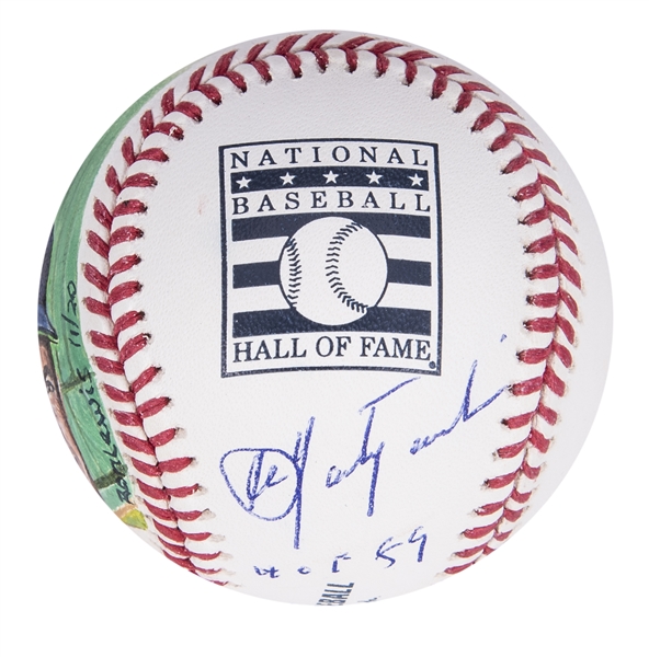 Carl Yastrzemski Boston Red Sox Autographed Hall of Fame Logo Baseball with HOF 89 Inscription