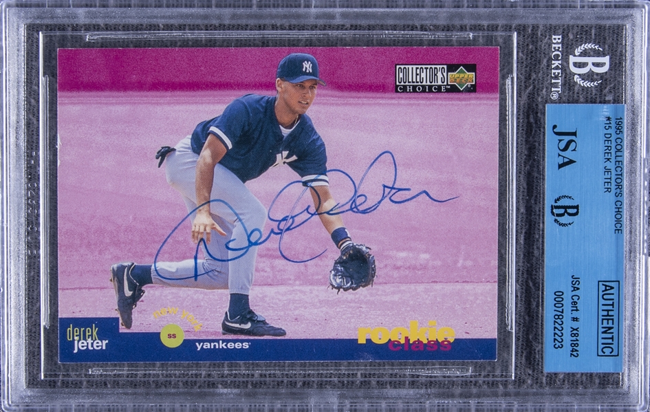 1995 Action Packed Minor League - [Base] #1D.2 - Derek Jeter (autograph)  [SGC Authentic Authentic]