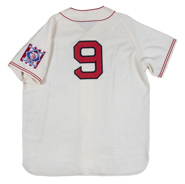 Lot Detail - Ted Williams Signed & Inscribed Replica 1939 Boston Red Sox  Mitchell & Ness Cooperstown Classic White Wool Jersey - Inscribed With  9 & 521 - (PSA/DNA LOA)