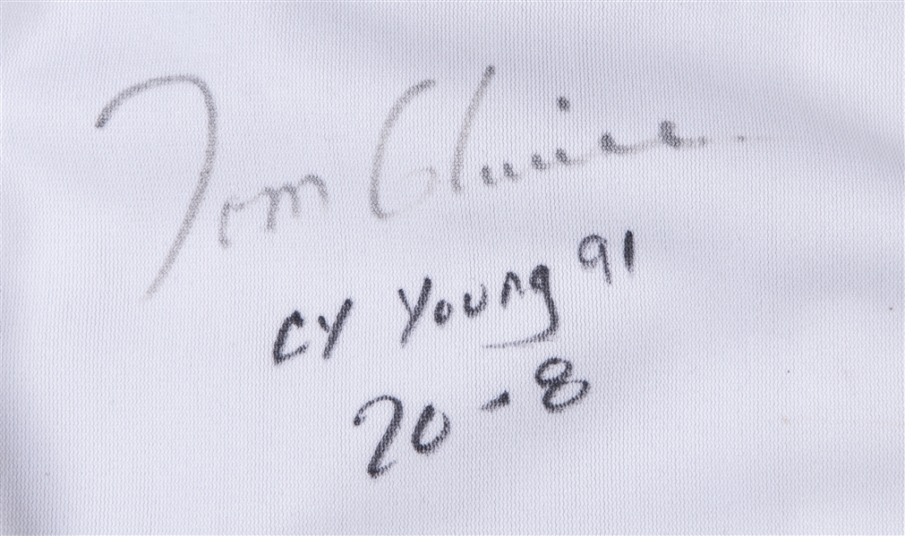 Tom Glavine Autographed Atlanta (Light Blue #47) Custom Jersey