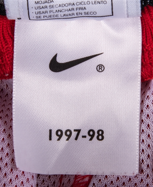 1998 Michael Jordan Bulls NBA Finals Used Warm-Up Suit