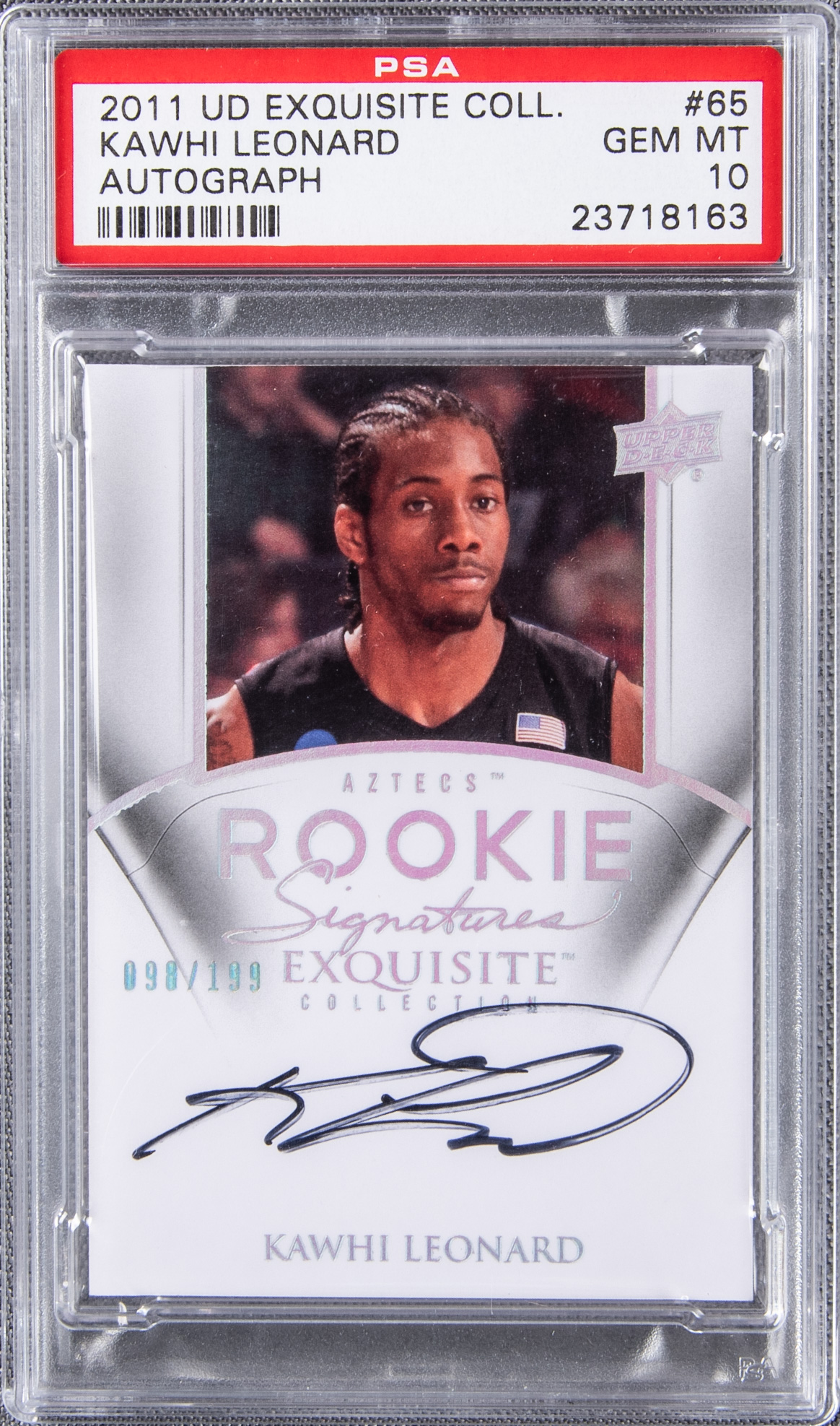 Lot Detail - 2011-12 UD "Exquisite Collection" Rookie Signatures #65