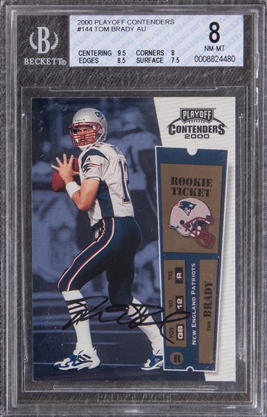 Tom Brady Autographed 2000 Pacific Revolution First Look Super Bowl Ro — RSA