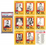 1997 Browns Boxing High Grade Complete Set (84) – Including #51 Floyd Mayweather PSA MINT 9 Rookie Card!