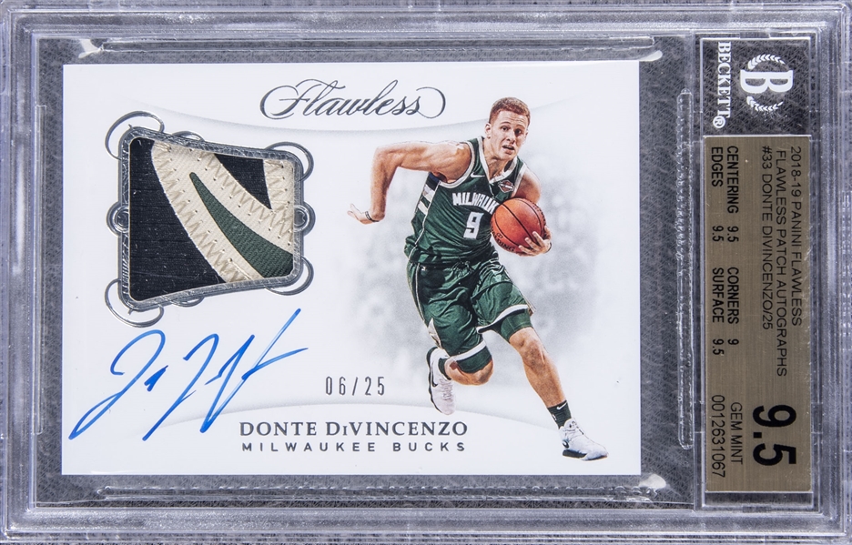 Lot Detail - 2018-19 Panini Flawless #33 Donte DiVincenzo Flawless 