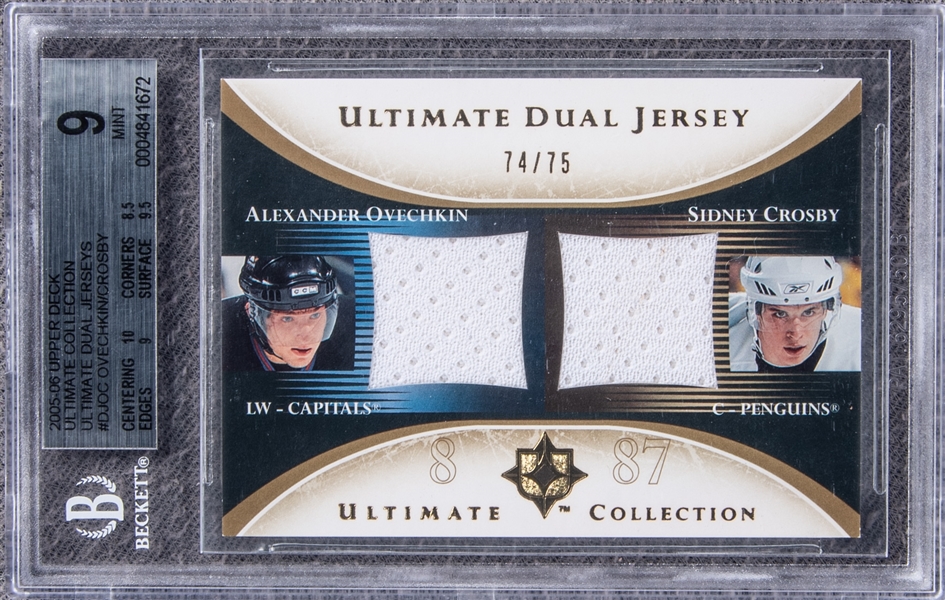 Lot Detail - 2005-06 UD Ultimate Collection #DJOC Ovechkin/Crosby