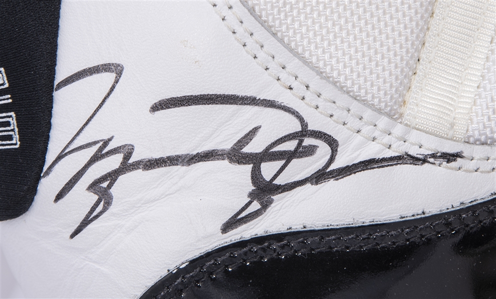 Air Jordan 11 “Concord,” Player Exclusive, Game-Worn Signed