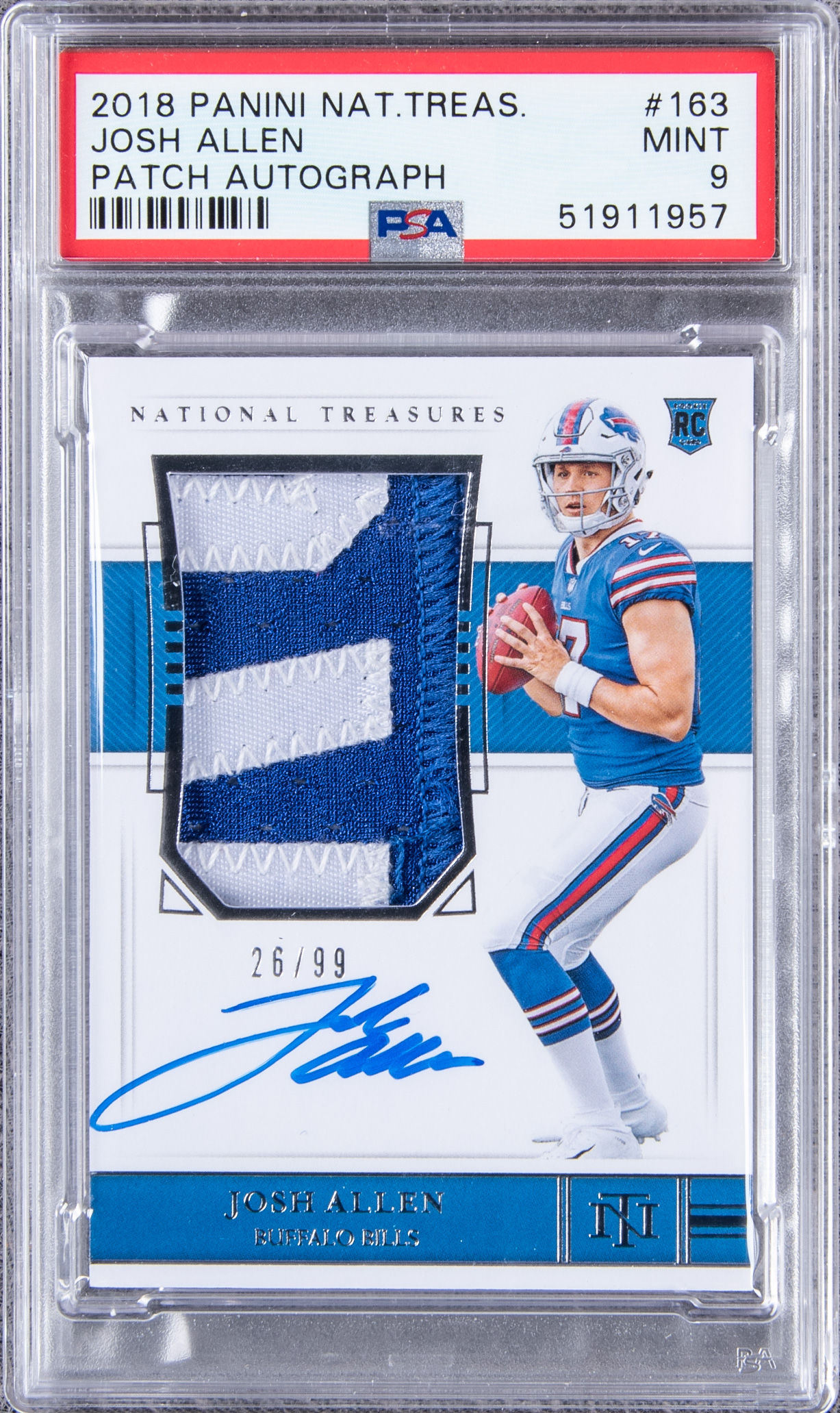 Lot Detail - 2018 Panini National Treasures Rookie Patch Autograph (RPA ...