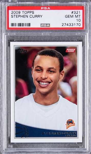2009/10 SP Game Used Stephen Curry Rookie #/399 #133 PSA 9 (Mint