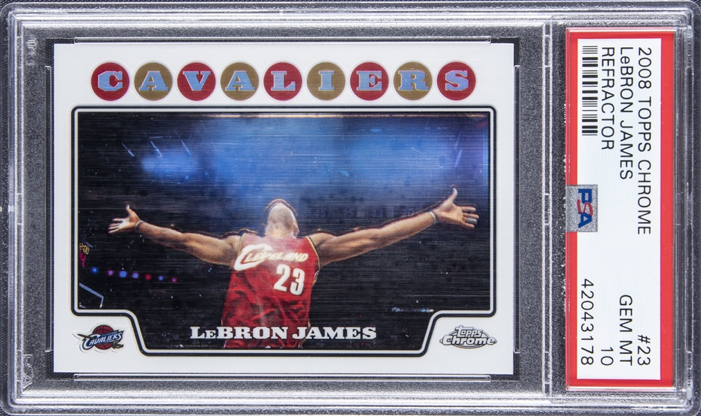 topps finest 2008 refractor Lebron James - その他