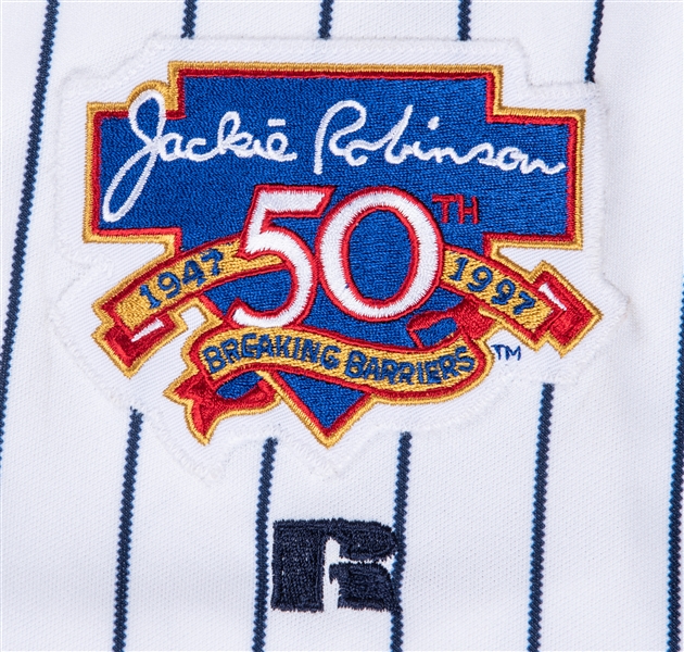 Lot Detail - 1997 Tony Gwynn San Diego Padres Game Worn Road Jersey with  Jackie Robinson 50th Anniv. Patch - MEARS LOA