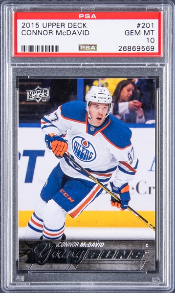 Young Oilers Fan Receives First Upper Deck Trading Card