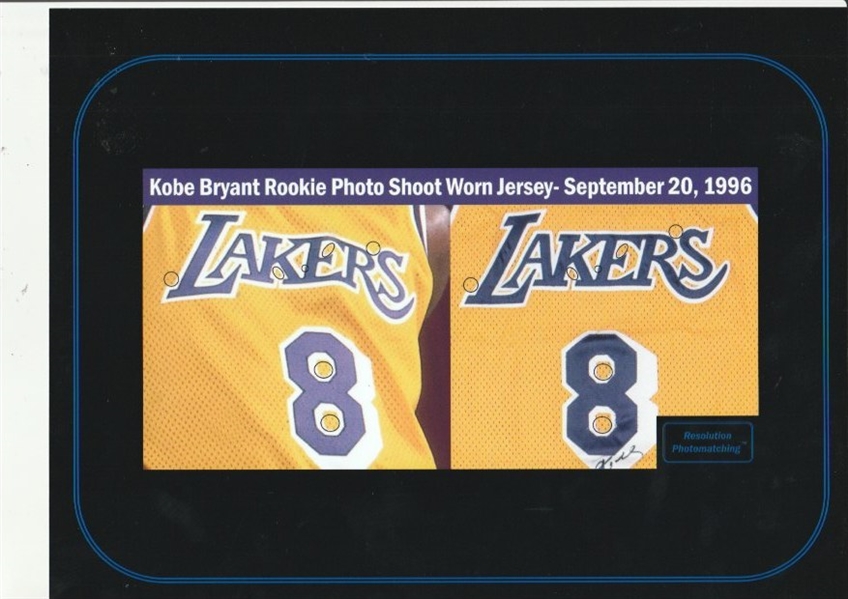 Lot Detail - 1996-97 Kobe Bryant RARE Rookie Year Game Worn Jersey (Grey  Flannel & DC Sports)