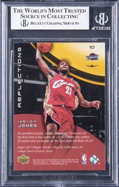 Lot Detail - 2003-04 UD Triple Dimensions Reflections Gold #10 
