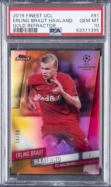 Lot Detail - 2019-20 Topps Finest UEFA Champions League Gold ...