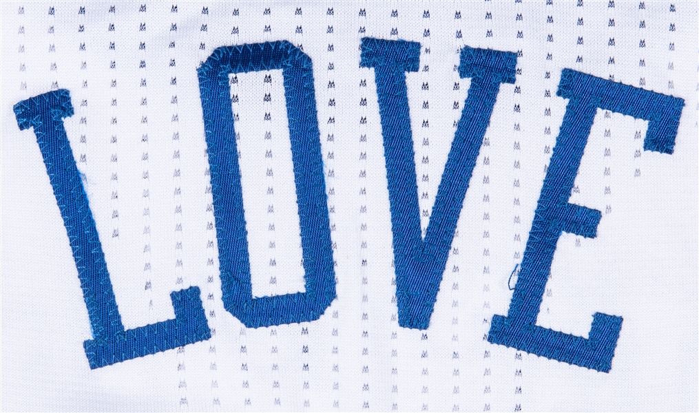 Lot Detail - 2009-10 Kevin Love Minnesota Timberwolves Game-Used Home Jersey  (NBA LOA)