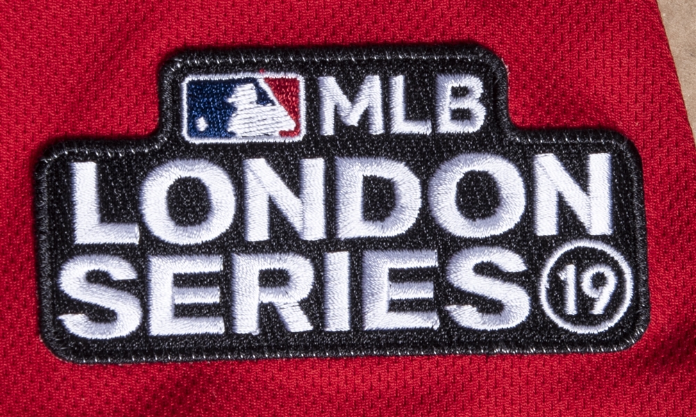 2019 London Series - Game-Used Jersey - Mookie Betts, New York