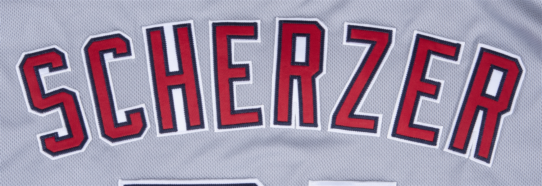 Max Scherzer Washington Nationals Player Issued Jersey 2020 MLB Auth