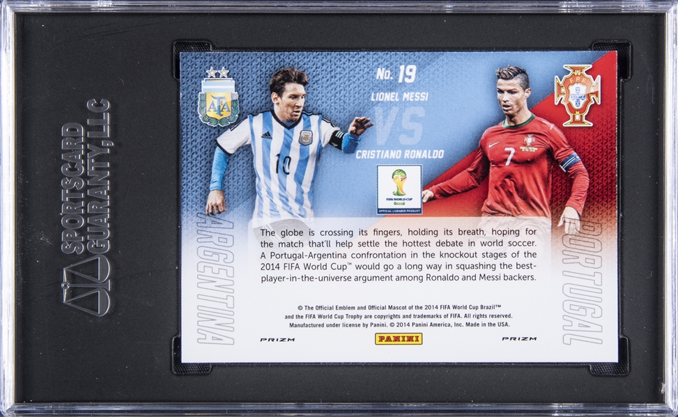 Lot Detail - 2014 Panini Prizm World Cup #19 Ronaldo/Messi 