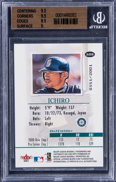 Ichiro Suzuki Rookie Related Baseball Cards