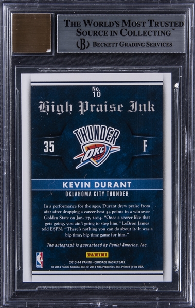 OKC Thunder: Grading Kevin Durant's 2013-14 season.