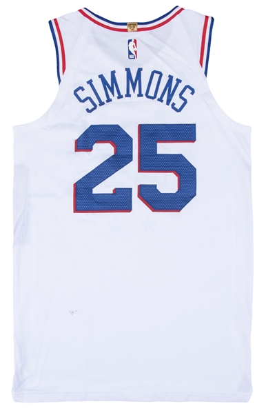 Ben Simmons - Philadelphia 76ers - Game-Worn City Edition Jersey - Scored  22 Points