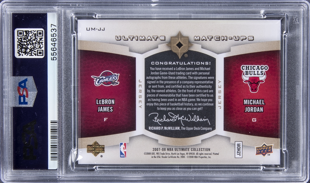 2007 Ultimate Collection Ultimate Commitment Lebron James Autograph