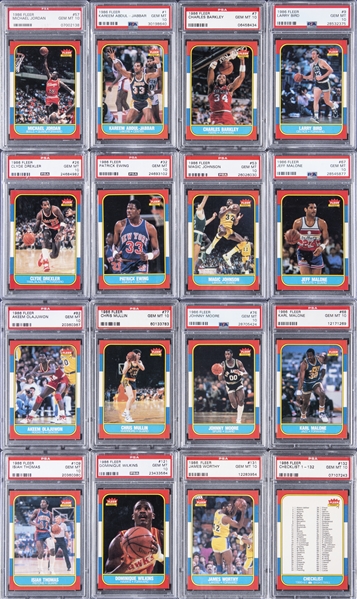 Lot Detail - 1986-87 Fleer Basketball Complete Set (132 ...