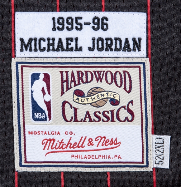 1995-96 Michael Jordan Autographed Chicago Bulls Black Alternate