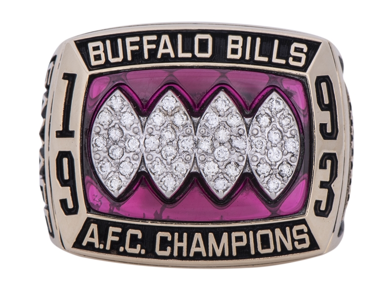 Lot Detail - 1993 Buffalo Bills AFC Championship Ring - Players