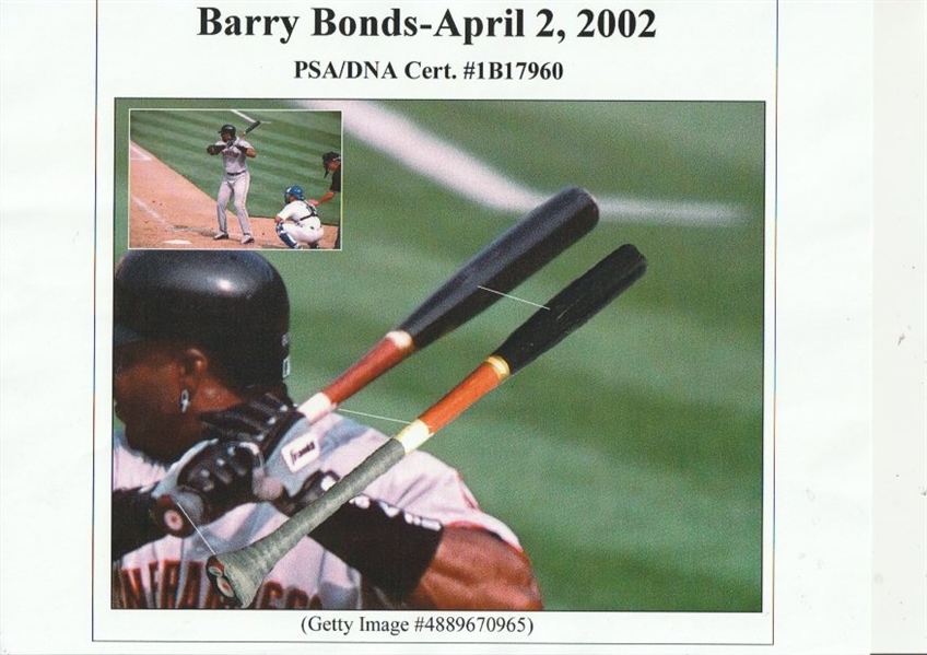 Lot Detail - 2002 Barry Bonds Game Used, Signed, Inscribed & Photo Matched  SAM BAT Model Bonds 2K1 Bat Matched To Career HR's 569, 570 & 571 (PSA/DNA  GU 10, Bonds LOA & Elite Sports PM)