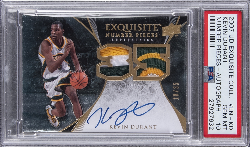 Lot Detail - Kevin Durant 2007-08 Upper Deck Exquisite Collection