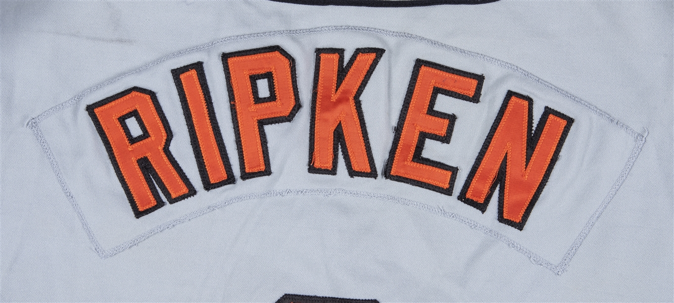 Lot Detail - 1996 Cal Ripken, Jr. All-Star Game Used & Photo Matched  Baltimore Orioles Road Jersey - Photo Matched To 7/8/1996 (Sports Investors  Authentication & Ripken LOA)