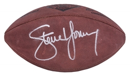 1994 Game Used & Signed Wilson Football From San Francisco 49ers Vs. Denver Broncos On 12/17/1994 Autographed By Steve Young - 49ers & JSA