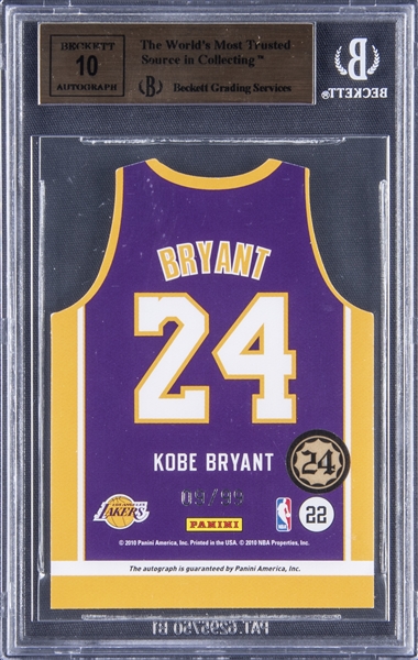 2010-11 Panini Timeless Treasures Championship Season Material Signatures  #8 Kobe Bryant Signed Relic Card (#11/25) - BGS NM-MT 8, Beckett 10 on  Goldin Auctions