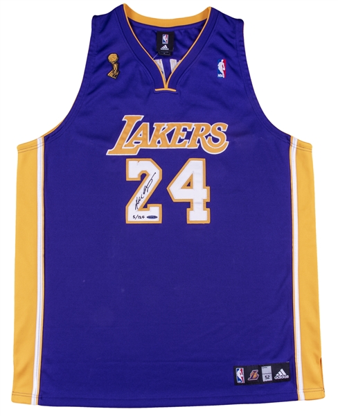 Kobe Bryant Authentic Purple Jerseys Comparison 