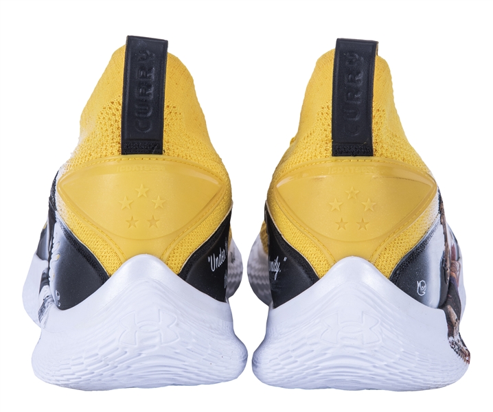 Lot Detail - 2021 Steph Curry Game-Used, Photo Matched & Inscribed Under  Armour Asian Awareness Curry Sneakers - Matched To 4/4/21 - 100% of the  Proceeds Donated to Charity - with Bruce Lee Foundation (SIA)