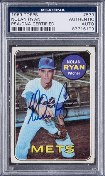 1969 Topps #533 Nolan Ryan (Mets)