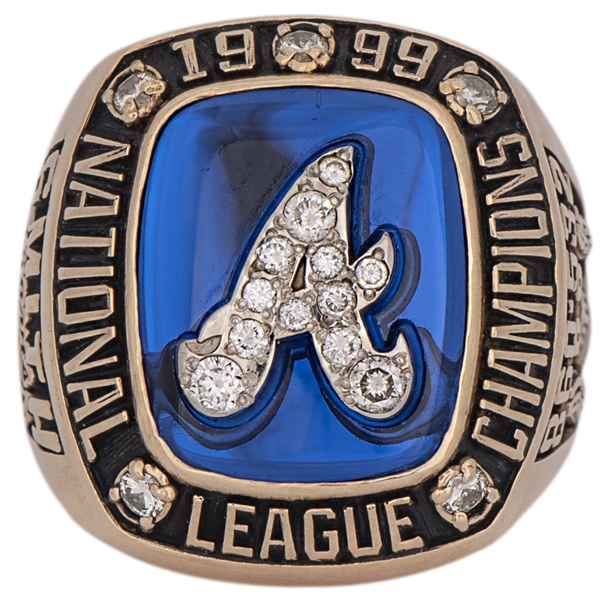 1995 Atlanta Braves MLB championship ring & MLB Commissioner's Trophy - MVP  Ring